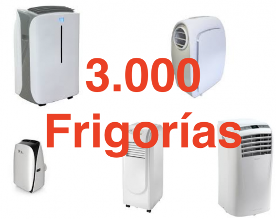 Aire Acondicionado Portátil De 3000 Frigorías