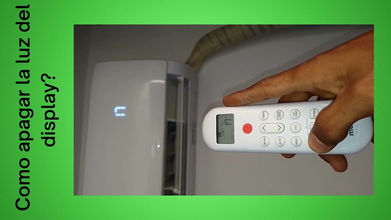 Guía para apagar la luz del aire acondicionado TCL fácilmente