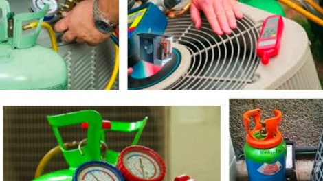 carga de gas aire acondicionado