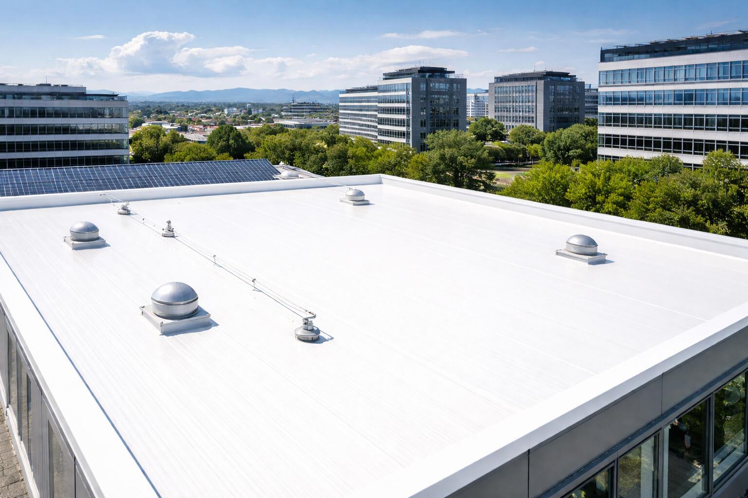 Cubiertas seguras y sostenibles Cubiertas seguras en edificios